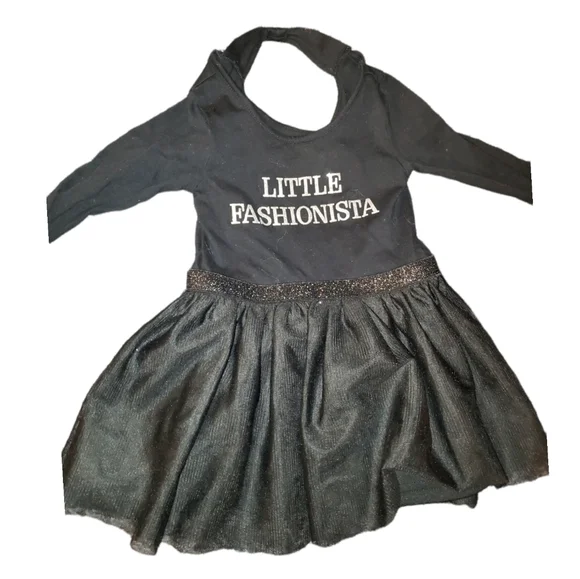 12 month black dress KIDPIK Girls 3/4 Sleeve Houndstooth Knit Shift Dress, Size: 12 Months